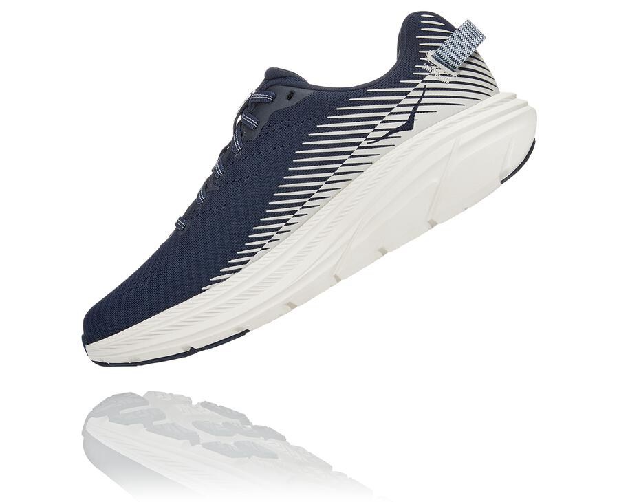 Tenis Hoka One One Hombre Azul Marino/Blancos - Rincon 2 - RMSB26954